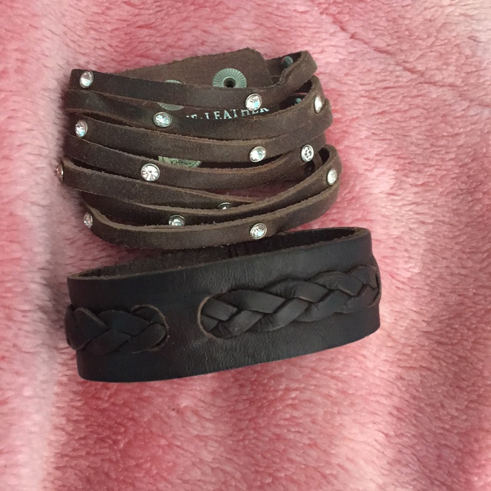 Leather bracelets